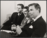 Edgar Lansbury, Irene Papas and playwright Frank D. Gilroy in rehearsal for the stage production That Summer - That Fall