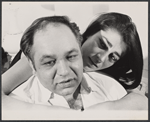 Richard Castellano and Irene Papas in rehearsal for the stage production That Summer - That Fall