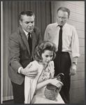 Whitfield Connor, Jane Fonda and William Adler in the stage production There Was a Little Girl 