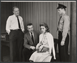 William Adler, Whitfield Connor, Jane Fonda and Mark Slade in the stage production There Was a Little Girl 