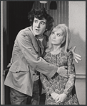 Gawn Grainger and Barbara Ferris in the stage production There's a Girl in My Soup 