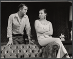 Gig Young and Rita Gam in the stage production There's a Girl in My Soup 