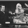 Gig Young and Barbara Ferris in the stage production There's a Girl in My Soup 