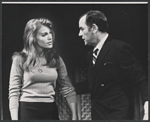 Erica Fitz and Gig Young in the stage production There's a Girl in My Soup 