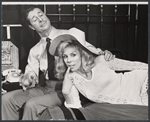 Don Ameche and Betsy Von Furstenberg in the touring stage production There's a Girl in My Soup