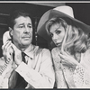 Don Ameche and Betsy Von Furstenberg in the touring stage production There's a Girl in My Soup