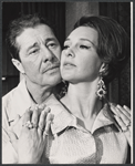 Don Ameche and Tania Elg in the touring stage production There's a Girl in My Soup