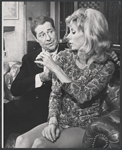 Don Ameche and Betsy Von Furstenberg in the touring stage production There's a Girl in My Soup