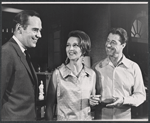 Elliott Reid, Tania Elg and Don Ameche in the touring stage production There's a Girl in My Soup