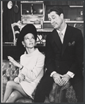 Betsy Von Furstenberg and Don Ameche in the touring stage production There's a Girl in My Soup