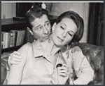 Don Ameche and Tania Elg in the touring stage production There's a Girl in My Soup