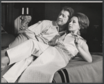 Don Ameche and Tania Elg in the touring stage production There's a Girl in My Soup