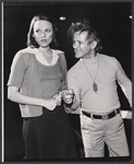 Valerie Harper and Irwin Corey in the Boston tryout of the stage production Thieves