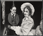 Raul Julia and Caroline Kava in the 1976 Broadway production of The Threepenny Opera