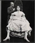 Caroline Kava [seated] and unidentified in the 1976 Broadway production of The Threepenny Opera