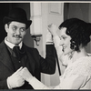 Raul Julia and Caroline Kava in the 1976 Broadway production of The Threepenny Opera