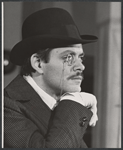 Raul Julia in the 1976 Broadway production of The Threepenny Opera