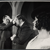 Raul Julia, David Sabin and Caroline Kava in the 1976 Broadway production of The Threepenny Opera