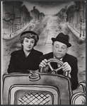 Peggy Cass and Tom Ewell in the stage production A Thurber Carnival