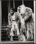 Dennis Hines and Albert Laveau in the stage production Ti-Jean and His Brothers