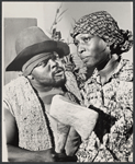Clebert Ford and Madge Sinclair in the stage production Ti-Jean and His Brothers