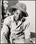 Dennis Hines in the stage production Ti-Jean and His Brothers