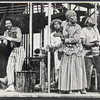 Leon Morenzie, Dennis Hines, Madge Sinclair and Clebert Ford in the stage production Ti-Jean and His Brothers