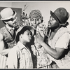 Leon Morenzie, Dennis Hines, Madge Sinclair and Clebert Ford in the stage production Ti-Jean and His Brothers