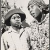 Dennis Hines and Madge Sinclair in the stage production Ti-Jean and His Brothers