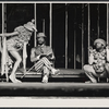 Diane Bivens, Leon Morenzie and Hamilton Parris in the stage production Ti-Jean and His Brothers