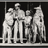 Hamilton Parris, Leon Morenzie, Deborah Allen and Diane Bivens in the stage production Ti-Jean and His Brothers