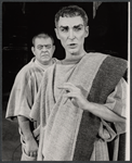 Rex Everhart and Frederic Warriner in the 1965 American Shakespeare Festival production of Coriolanus