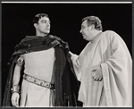 Philip Bosco and Patrick Hines in the American Shakespeare Festival stage production Tiger at the Gates