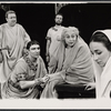 Patrick Hines, Philip Bosco, M. Josef Sommer, Aline MacMahon and unidentified in the 1965 American Shakespeare Festival production of Coriolanus