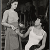 Ellen Holly and Diana Sands in the stage production Tiger, Tiger Burning Bright