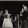 Tessie O'Shea, Ivor Emmanuel, Frank Griso and ensemble in the stage production A Time for Singing