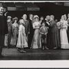 Ivor Emmanuel, David O'Brien, Shani Wallis, Frank Griso, Laurence Naismith, Tessie O'Shea, Elizabeth Hubbard and Brian Avery in the stage production A Time for