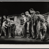 Frank Griso and John Call [center] and ensemble in the stage production A Time for Singing