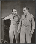 Richard Kiley and Arthur Kennedy in the stage production Time Limit!