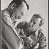 Richard Kiley and Arthur Kennedy in the stage production Time Limit!