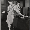 Allyn Ann McLerie [right] and unidentified in the stage production Time Limit!