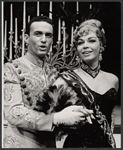 Patti Karr [right] and unidentified in the stage production To Broadway with Love