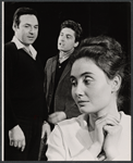 Joseph Mascolo, Alex Cort and Kathleen Widdoes in the stage production To Clothe the Naked