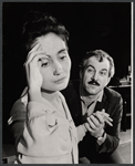 Kathleen Widdoes and Louis Zorich in the stage production To Clothe the Naked