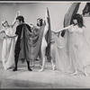 Kevin O'Connor [second from left], Sally Kirkland [second from right] and unidentified others in the stage production Tom Paine