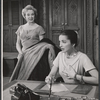 Brenda de Banzie and Neva Patterson in the stage production Speaking of Murder