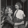 Brenda de Banzie and Virginia Gerry in the stage production Speaking of Murder