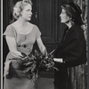 Brenda de Banzie and Estelle Winwood in the stage production Speaking of Murder