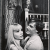 Melvyn Douglas [top], Penelope Windust and Jeff Weiss in the stage production Spofford
