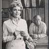Barbara Britton and Melvyn Douglas in the stage production Spofford